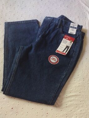 Riders by Lee Women's Slimming Straight Leg Jeans Dark Blue 16 M